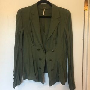 Free People Blazer (Army Green)